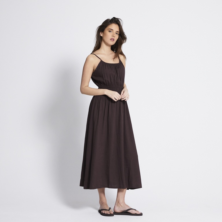 Linen-blend dress "Lillian"